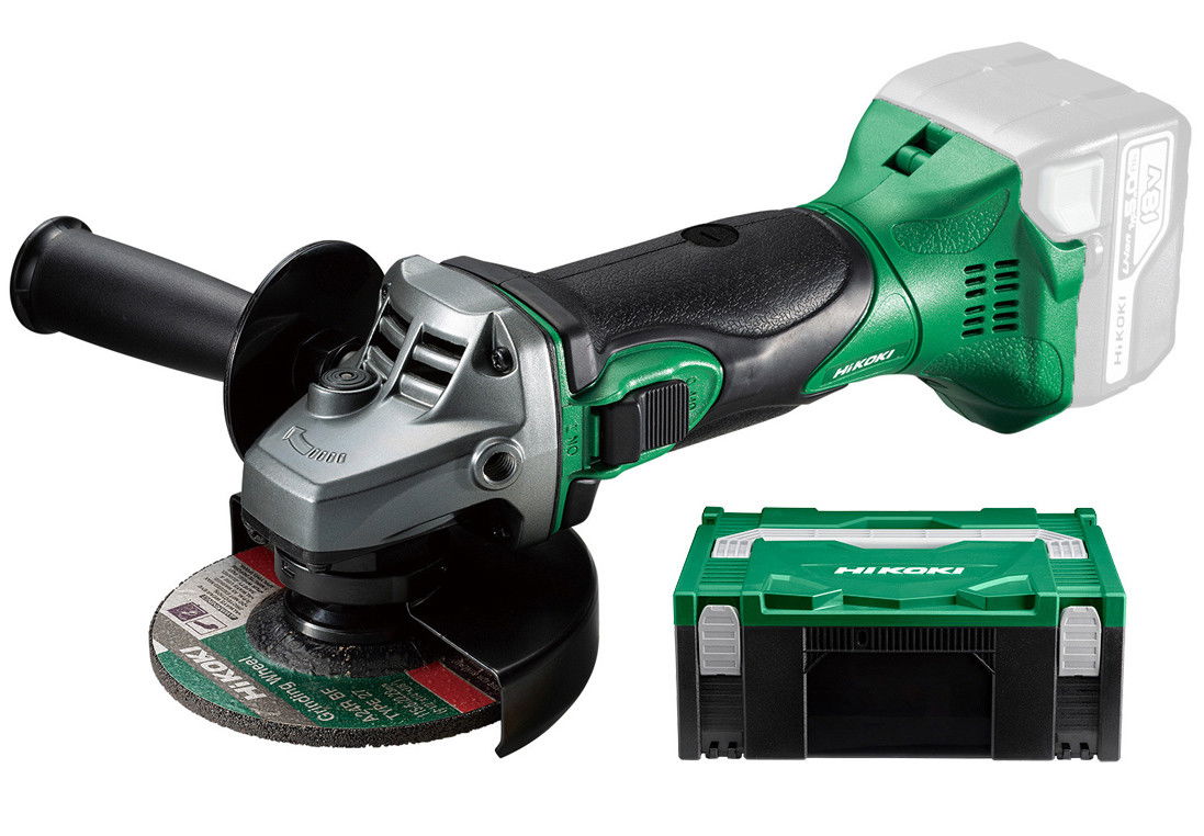 HiKoki G18DSL2W2Z akkus sarokcsiszoló (akku és töltő nélkül, Hitbox kofferben) termék fő termékképe