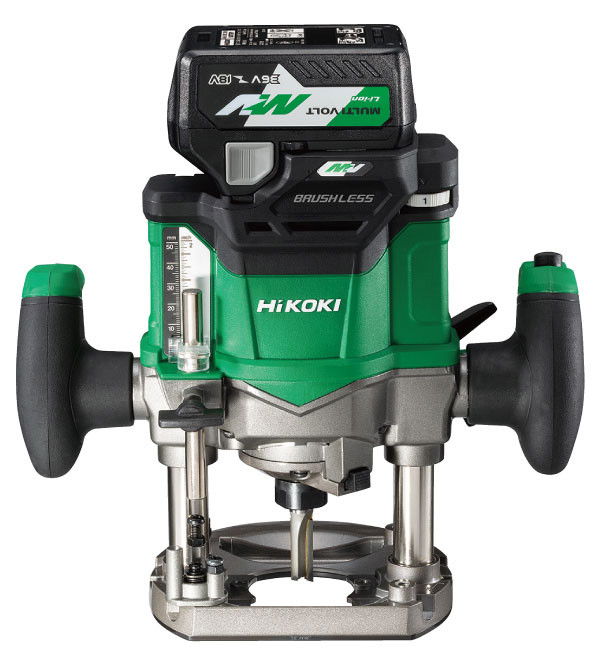 HiKoki M3612DAWPZ MULTI VOLT akkus felsőmaró (2 x BSL36A18 MULTI VOLT Li-ion akkuval, Hitbox kofferben) termék fő termékképe